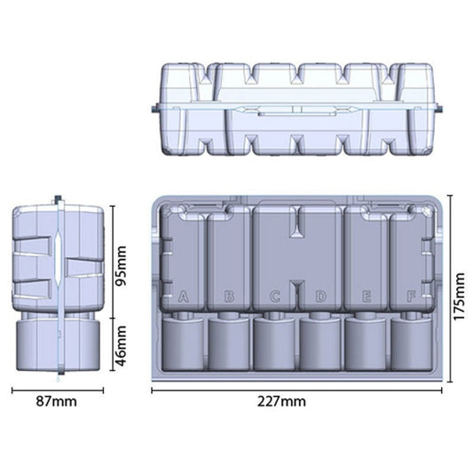 Dimensions de la boite de transport pour boutures