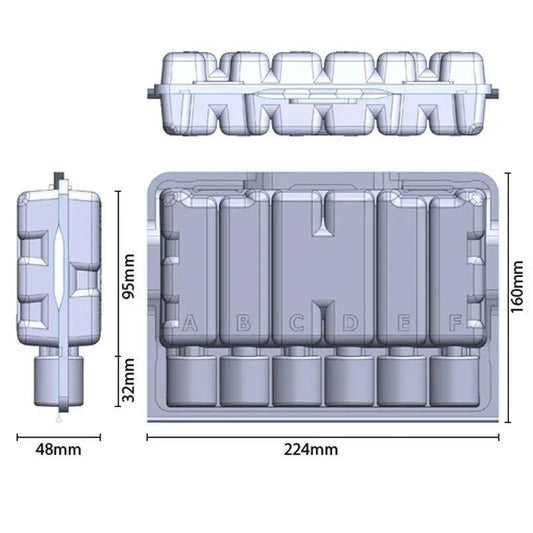 Dimensions de la boite de transport pour boutures
