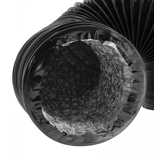 Gaine en Alu PVC de 102mm pour extracteur d'air de 100mm