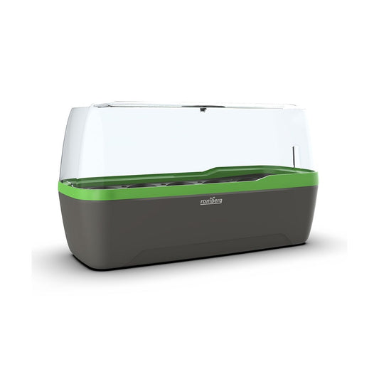 mini serre Mini serre & jardinière BoQube L Plus - anthracite vert - 41x17x23cm