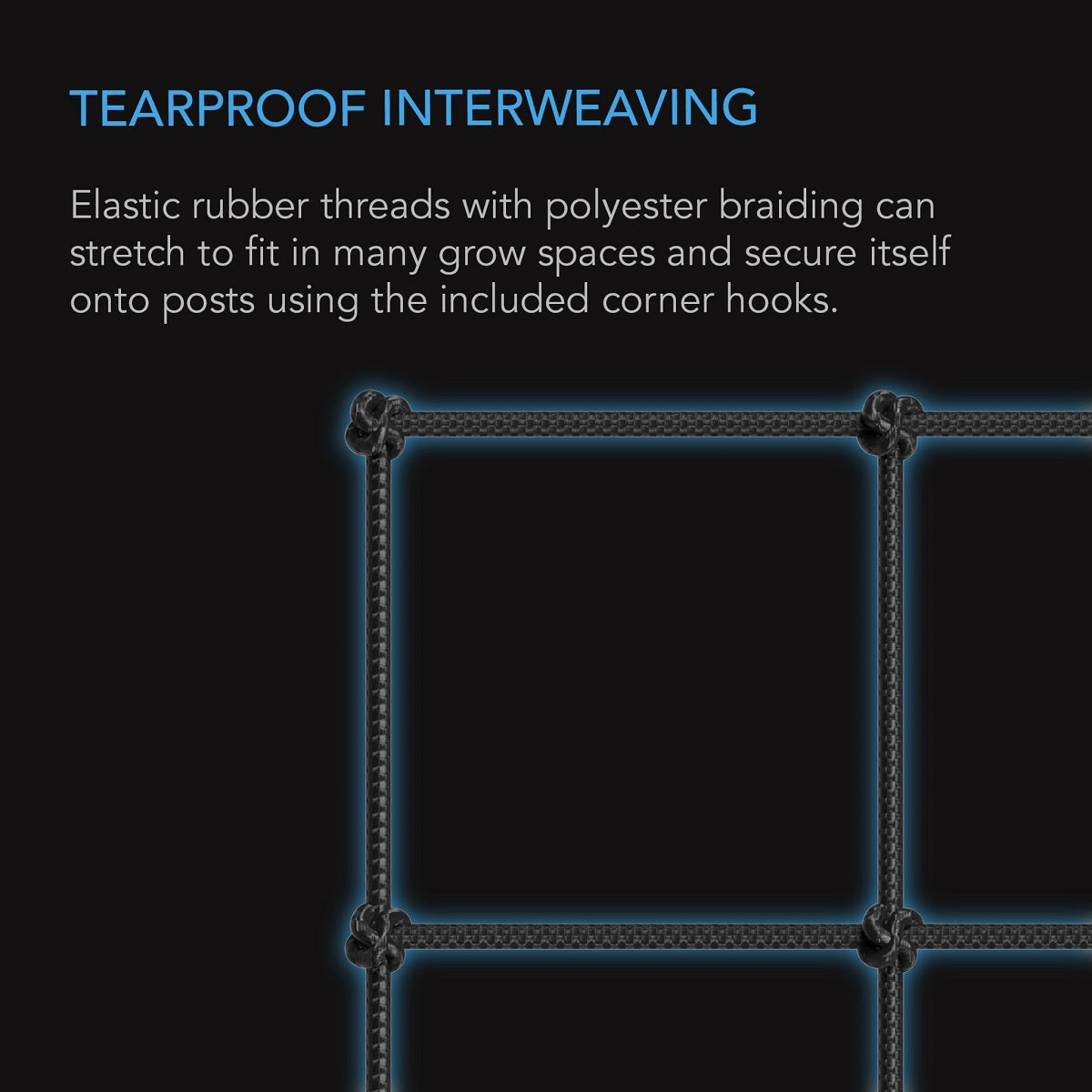 Tissage résistant du filet de palissage AC Infinity