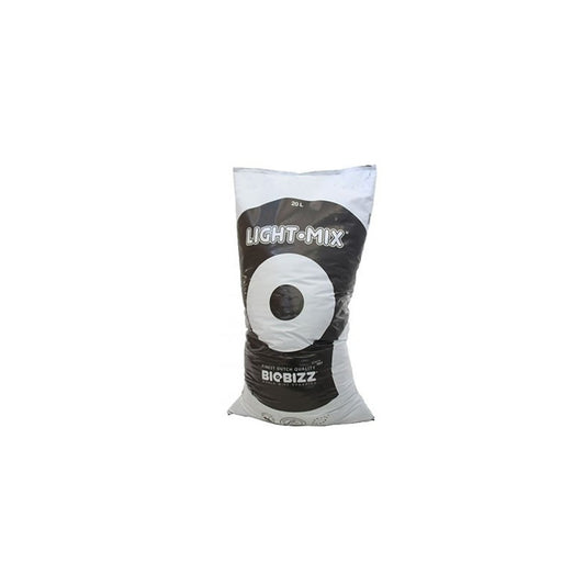 Sac de substrat Biobizz Light·Mix 20L pour jardinage, terreau organique pré-fertilisé idéal pour la culture indoor et la croissance rapide des plantes.