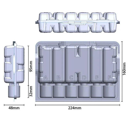 Dimensions de la boite de transport pour boutures