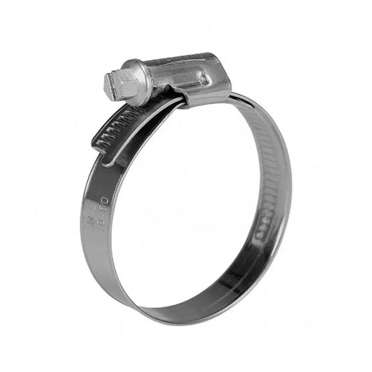 Collier de serrage en acier 16-27mm avec vis hexagonale, idéal pour tuyaux d'irrigation en hydroponie et jardinage extérieur.