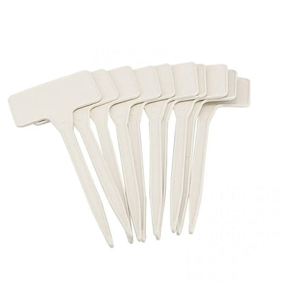 Etiquettes blanche en plastique pour le marquage de plantes et semis ou boutures