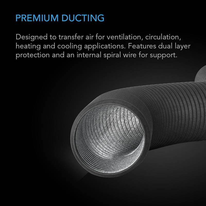 AC Infinity - gaine en PVC et Alu de 152mm - 7 mètres