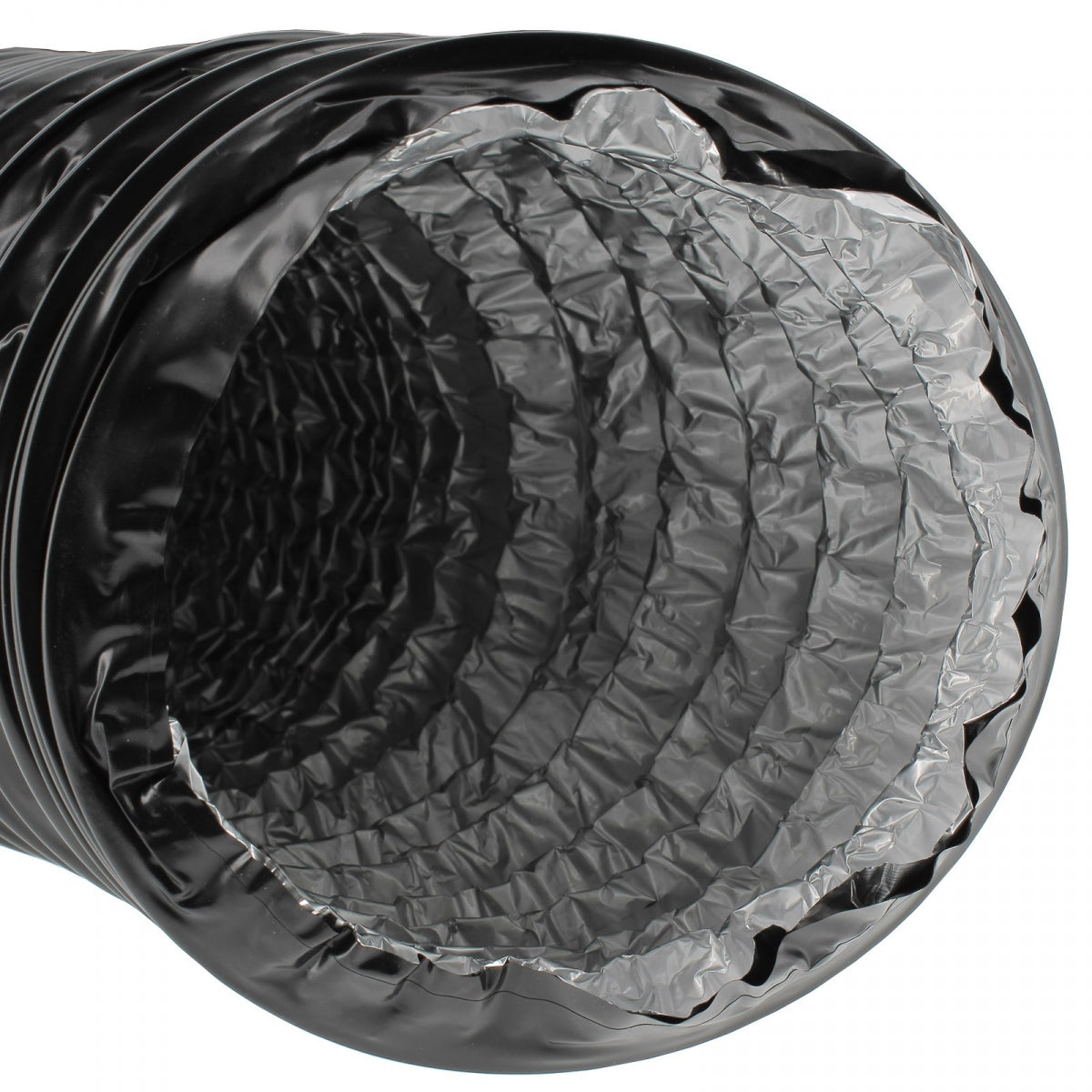 Gaine en Alu PVC de 102mm pour extracteur d'air de 100mm