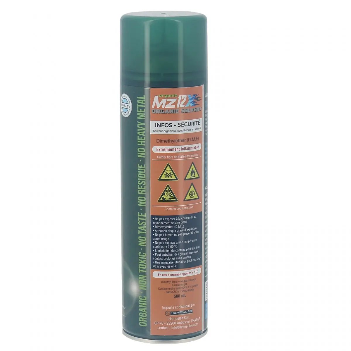 Le solvant DME organique MZ12X pour l'extraction d'huiles essentielles et d'aromes naturels