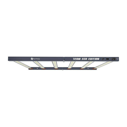 Lampe LED AGROLIGHT Eco Édition 720W vue de dessous, idéale pour la culture indoor avec spectre complet et faible consommation énergétique.