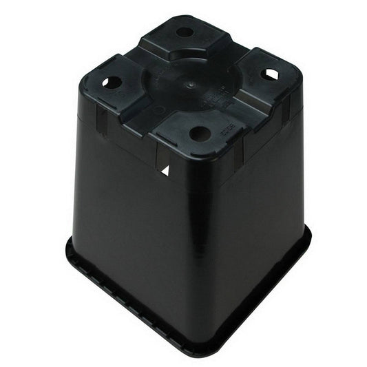 Pot carré en plastique 7 litres - 20x20x25cm