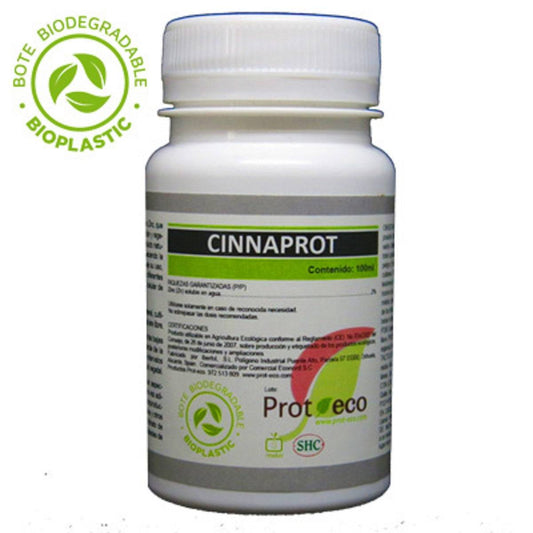 Flacon de Cinnaprot 30ml Pro-Eco, insecticide naturel anti acariens et araignées rouges, idéal contre l’oïdium. Bouteille biodégradable éco-responsable.