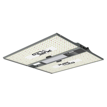 Lampe de culture PURE LED Q320 V2.0 320W avec panneau LED double, design plat et spectre complet pour cultures intérieures haute performance.