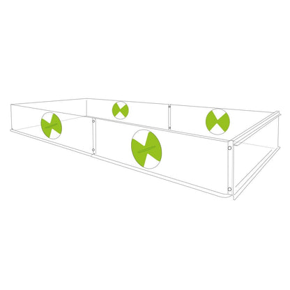 mini serre Rehausse pour serre VITOPOD - 6 parois en plexiglas