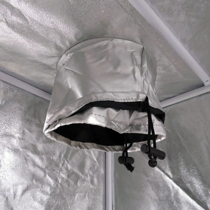 Sortie d'air avec cordons dans la chambre de culture